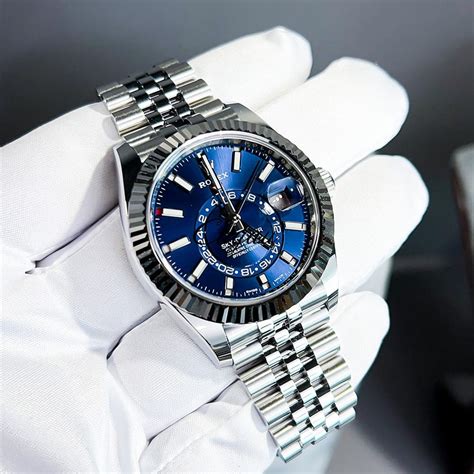 rolex sky dweller weight grams|rolex sky dweller blue.